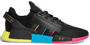 adidas NMD R1 V2 Tokyo Nights Core Black/Bold Pink/Bold Aqua (FY1251)