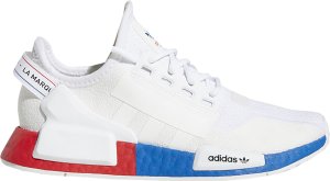 adidas NMD R1 V2 White Red Blue (GS) Cloud White/Crystal White/Lush Red (FX4150)