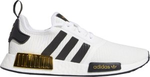 adidas NMD R1 White Black Gold Cloud White/Core Black/Gold Metallic (EG5662)
