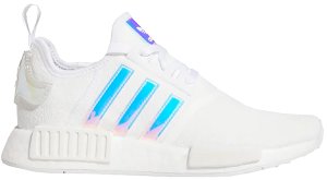 adidas NMD R1 White Iridescent (W) Cloud White/Silver Metallic (FY1263)