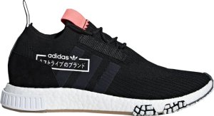 adidas  NMD Racer Alphatype Core Black/Core Black/Flash Red (BB7041)