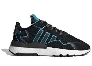 adidas Nite Jogger Core Black Bright Cyan Core Black/Bright Cyan/Cloud White (FV3591)