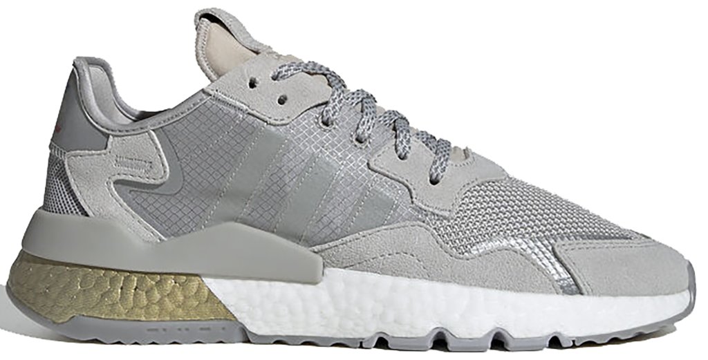 adidas Nite Jogger Grey Two Gold Metallic Grey Two/Grey Two/Gold Metallic (FW5335)