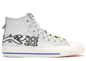 adidas  Nizza Hi Keith Haring Crystal White/Blue/Chalk White (EE9297)