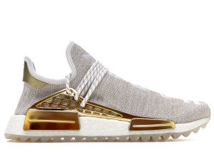 adidas  Pharrell NMD HU China Pack Happy (Gold) (Friends and Family) Gold/White (F99762)