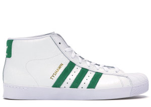 adidas  Pro Model Vulc Adv Tyshawn Jones Footwear White/Green/Footwear White (CG4274)