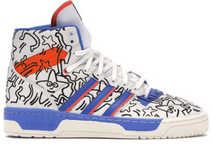 adidas Rivalry Hi Keith Haring Crystal White/Blue/Orange (EE9296)