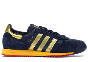 adidas  SL80 Spzl Collegiate Navy Collegiate Navy/Gold Metallic/Scarlet (EF1159)