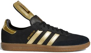 adidas  Samba LAFC Black Gold Core Black/Gold Metallic/Gum (FX9027)