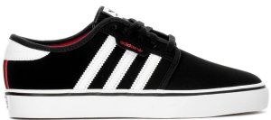 adidas  Seeley Black White Scarlet (Youth) Core Black/Cloud White/Scarlet (BY4078)