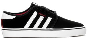 adidas Seeley Black White Scarlet (Youth) Core Black/Cloud White/Scarlet (BY4078)