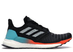 adidas  Solarboost Black Aqua Core Black/Grey/Hi-Res Aqua (CQ3168)