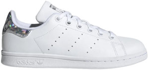 adidas Stan Smith Sparkly Heel White (Youth) Cloud White/Cloud White/Core Black (EE8483)