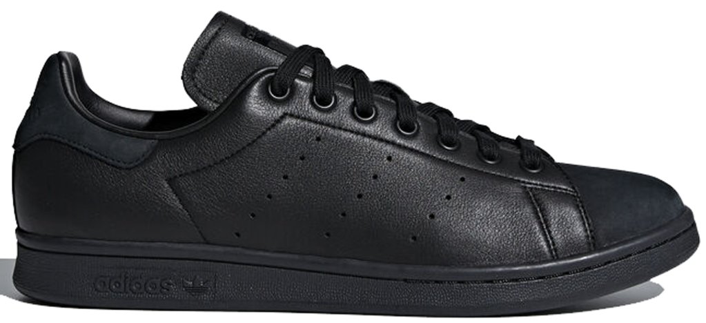 adidas Stan Smith Triple Core Black (Suede Toe) Core Black/Core Black/Core Black (B37922)