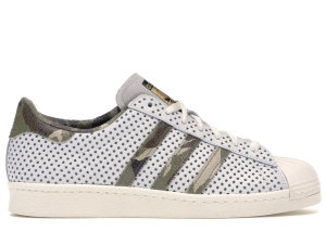 adidas  Superstar 80s Quickstrike Vintage White/Camo Gold (Q16292)