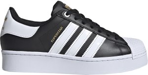 adidas  Superstar Bold Black White (W) Core Black/Cloud White/Gold Metallic (FV3335)