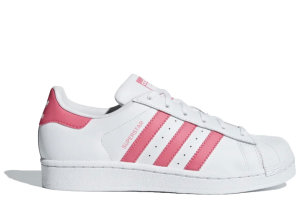 adidas  Superstar Cloud White Real Pink (GS) Cloud White/Real Pink/Real Pink (CG6608)