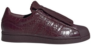 adidas  Superstar Fringe Maroon (W) Maroon/Maroon/Gold Metallic (FW8160)