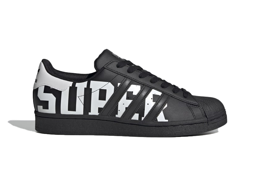 adidas Superstar Super Core Black Core Black/Core Black/Cloud White (FV2817)