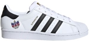 adidas Superstar Trefoil White Black (W) Cloud White/Core Black/Gold Metallic (FX8543)