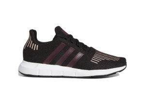 adidas  Swift Run Core Black Maroon (W) Core Black/Maroon/Pink Spirit (FU7769)