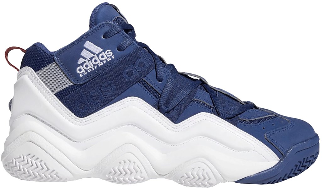 adidas Top Ten 2000 Cloud White Tech Indigo Cloud White/Tech Indigo/Legacy Red (FW1228)
