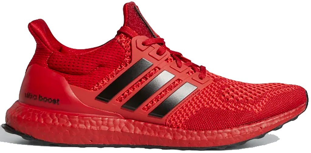 ultra boost power red core black