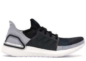 adidas Ultra Boost 19 Core Black Grey Six Shock Cyan Core Black/Grey Six/Shock Cyan (F35242)