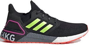 adidas Ultra Boost 20 City Pack Hong Kong Black/Signal Green/Shock Pink (FX7818)