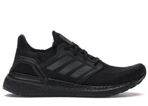 adidas  Ultra Boost 20 Triple Black Core Black/Grey Four/Solar Red (EG0691)