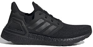 adidas Ultra Boost 20 Triple Black (W) Core Black/Grey Four/Solar Orange (FU8498)