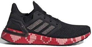 adidas Ultra Boost 20 Valentines Day (W) (2020) Core Black/Glory Pink/Light Scarlet (EG0761)