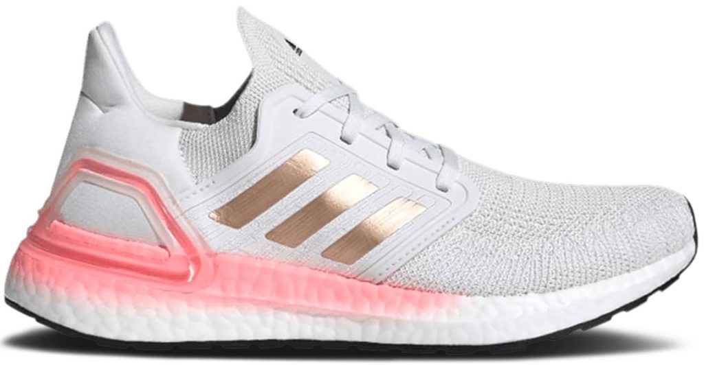 adidas Ultra Boost 20 White Copper Flash Red (W) Crystal White/Copper Metallic/Light Flash Red (EG0724)