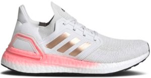 adidas Ultra Boost 20 White Copper Flash Red (W) Crystal White/Copper Metallic/Light Flash Red (EG0724)
