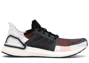 adidas Ultra Boost 2019 Black White Solar Orange Core Black/Cloud White/Solar Orange (G27519)
