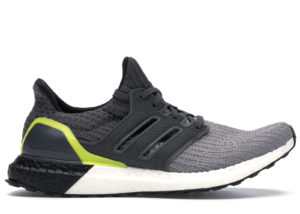adidas Ultra Boost 4.0 Grey Black Yellow Grey Three/Grey Six/Core Black (G54003)