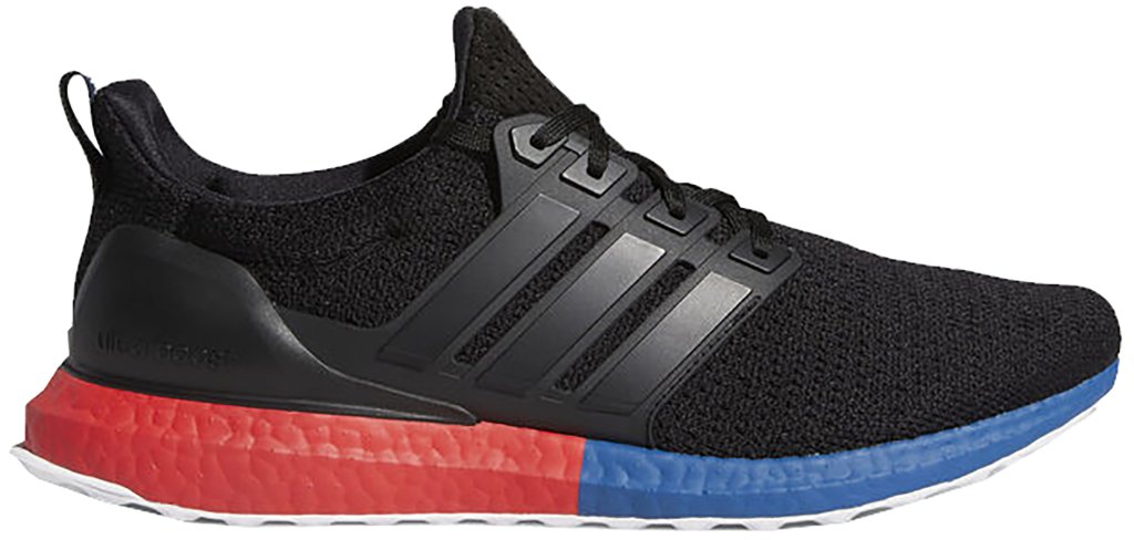 adidas Ultra Boost DNA Split Midsole Black Core Black/Core Black/Lush Red (FX7236)