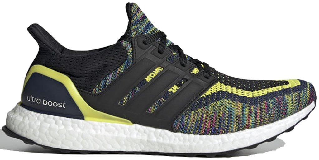 adidas Ultra Boost Shock Yellow Collegiate Navy/Core Black/Shock Yellow (EG8106)