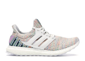 adidas Ultra Boost White Multi-Color (W) Crystal White/Crystal White/Glow Green (F34079)