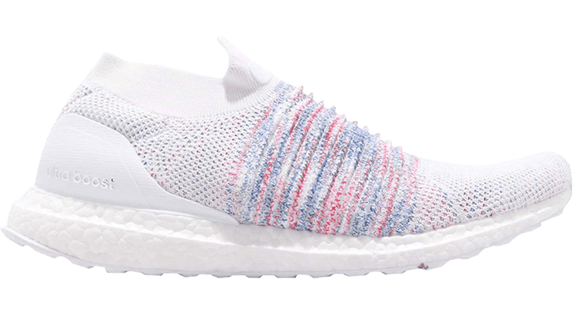adidas Ultraboost Laceless White Multicolor Footwear White/Active Red/Active Green (B37686)