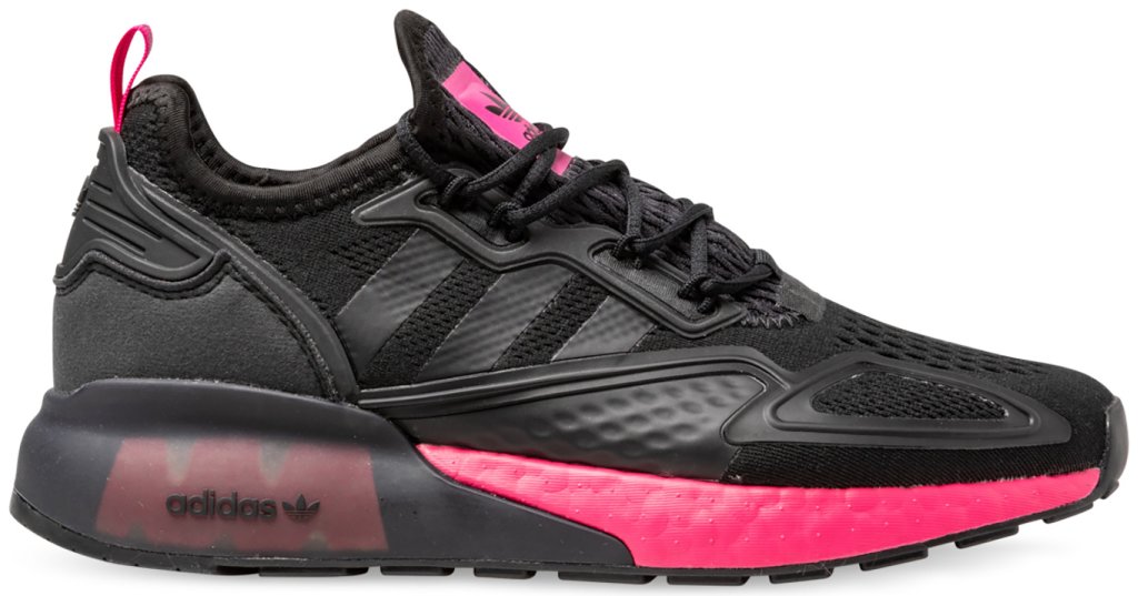 adidas ZX 2K Boost Core Black Shock Pink (W) Core Black/Core Black/Shock Pink (FV8986)