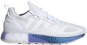 adidas  ZX 2K Boost White Iridescent Boost (W) Cloud White/Cloud White/Boost Blue Violet Metallic (FV2928)