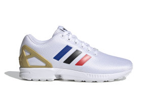 adidas ZX Flux Cloud White Cloud White/Core Black/Team Royal Blue (FV7918)