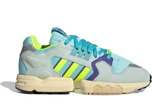 adidas Zx Torsion Clear Aqua Clear Aqua/Solar Yellow/Purple (EF4343)