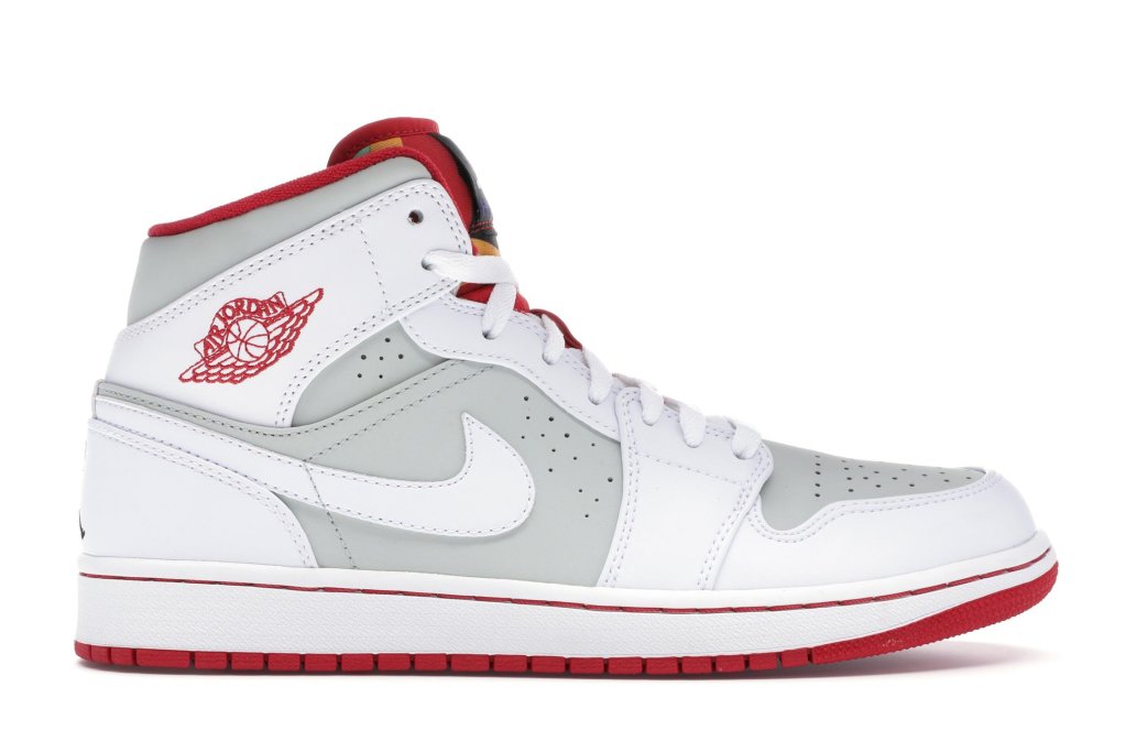 Jordan 1 Retro Hare (2015) White/True Red-Light Silver-Black (719551-123)