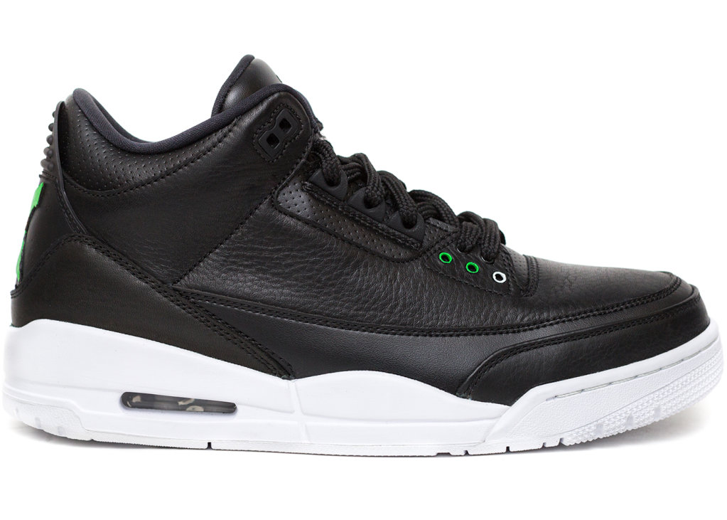 Jordan 3 Retro StockX Day Black/White/StockX-Green (136064-020x)