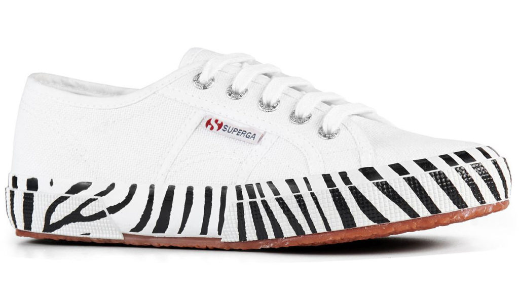 Superga 2750 Cotu Animal Print Foxing White Zebra (s25977)