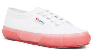 Superga 2750 Cotu Transparent Sole White Pink Extase (s25021)