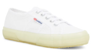 Superga 2750 Cotu Transparent Sole White Green Lt (s25123)