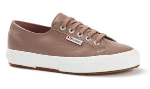 Superga 2750 Nappa Lea Rose Burlwood (s24701)